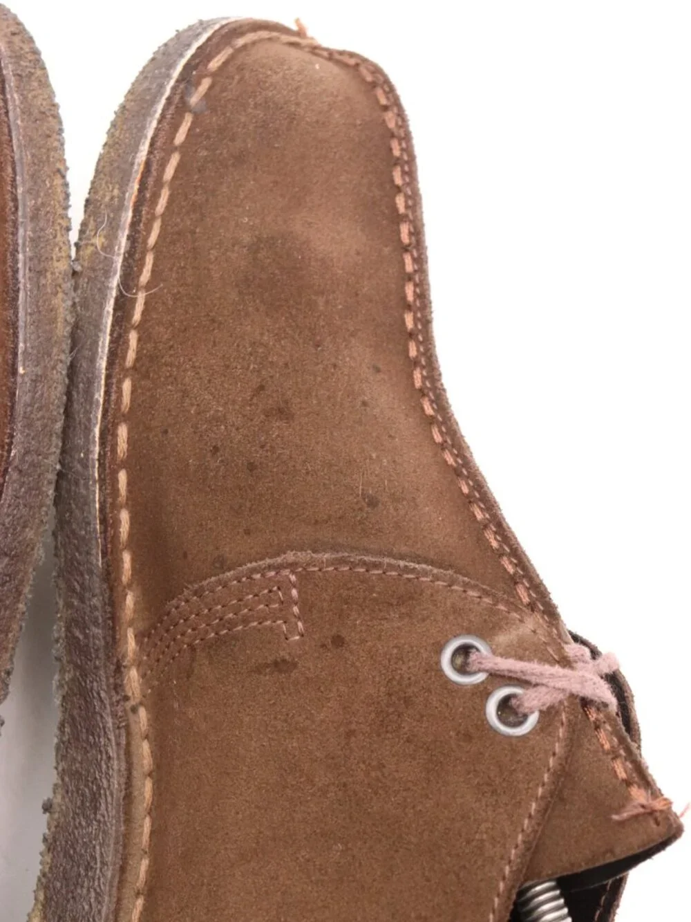 Clarks Originals Desert Trek Men's Size 10.5 M Brown Suede Chukka Crepe Sole
